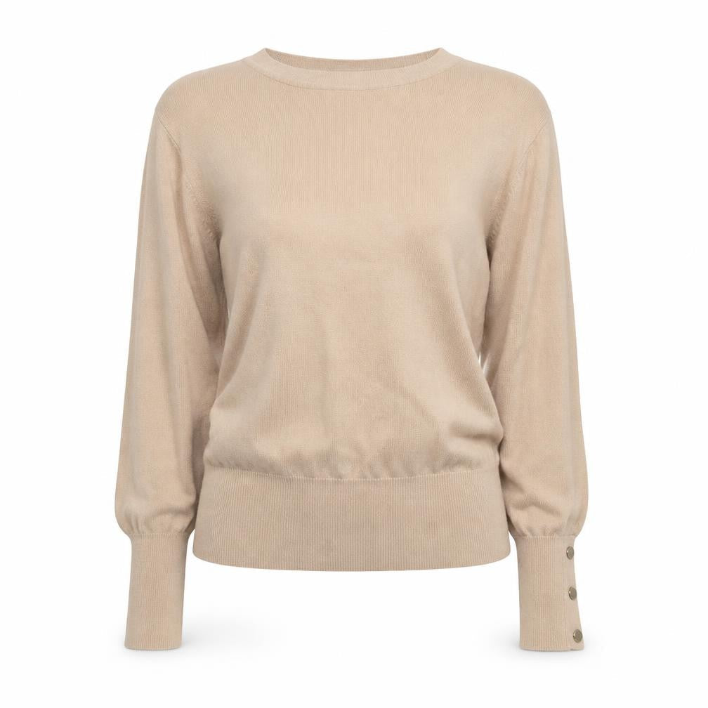 Friends Like These Women’s Beige Crew Neck Pullover Jumper Size 12