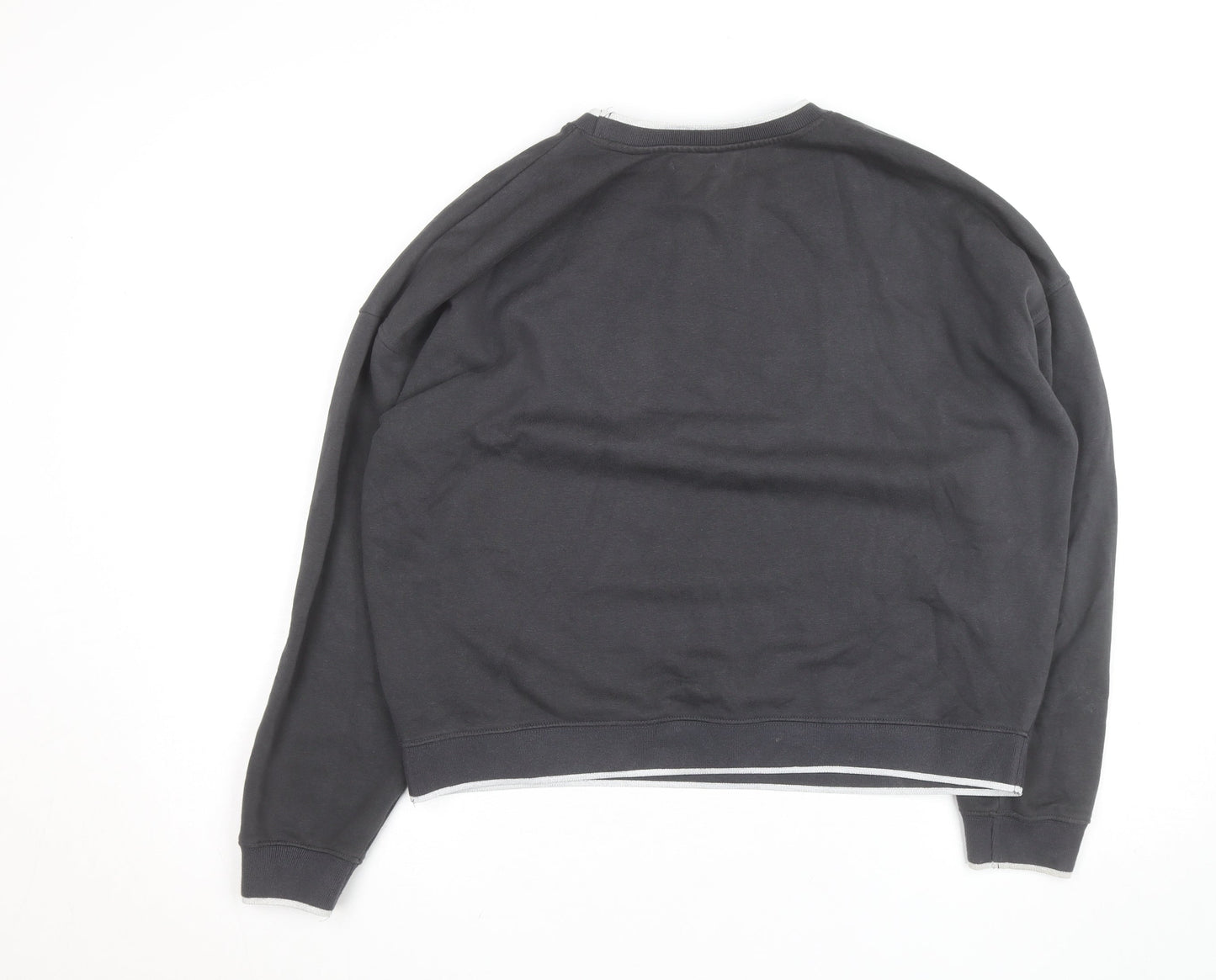 Next Women's Black Buenos Aires Sweatshirt M Cotton Blend