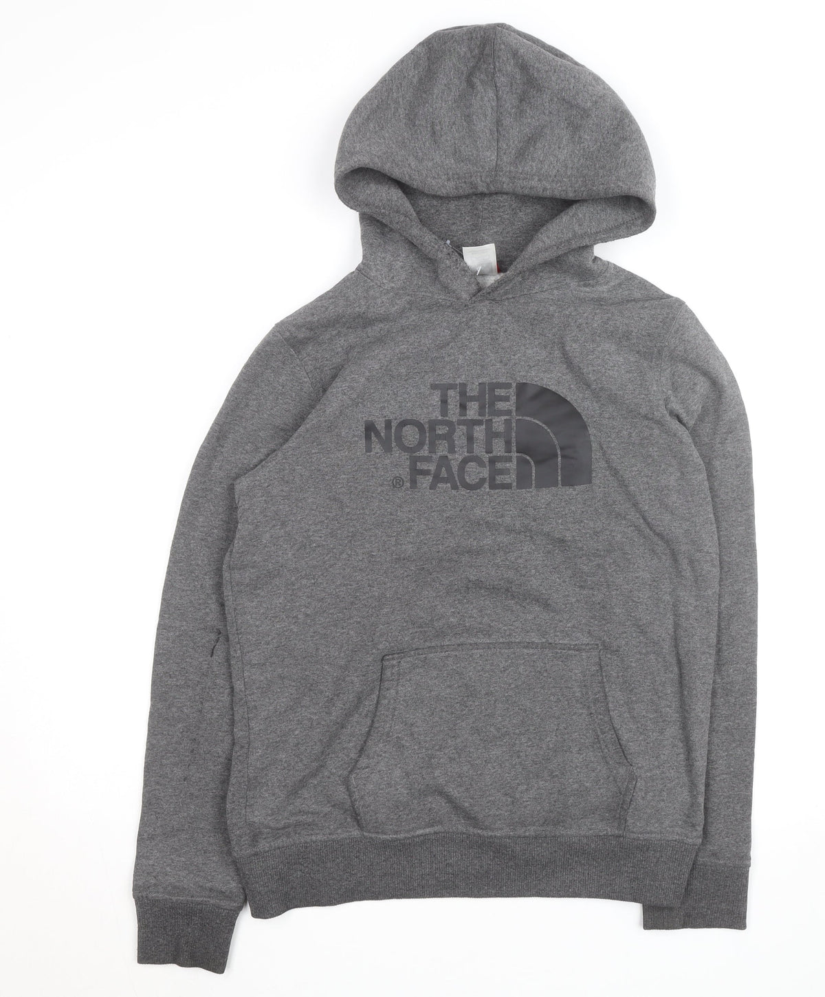 The North Face Boys Grey Pullover Hoodie XL Youth Cotton Blend