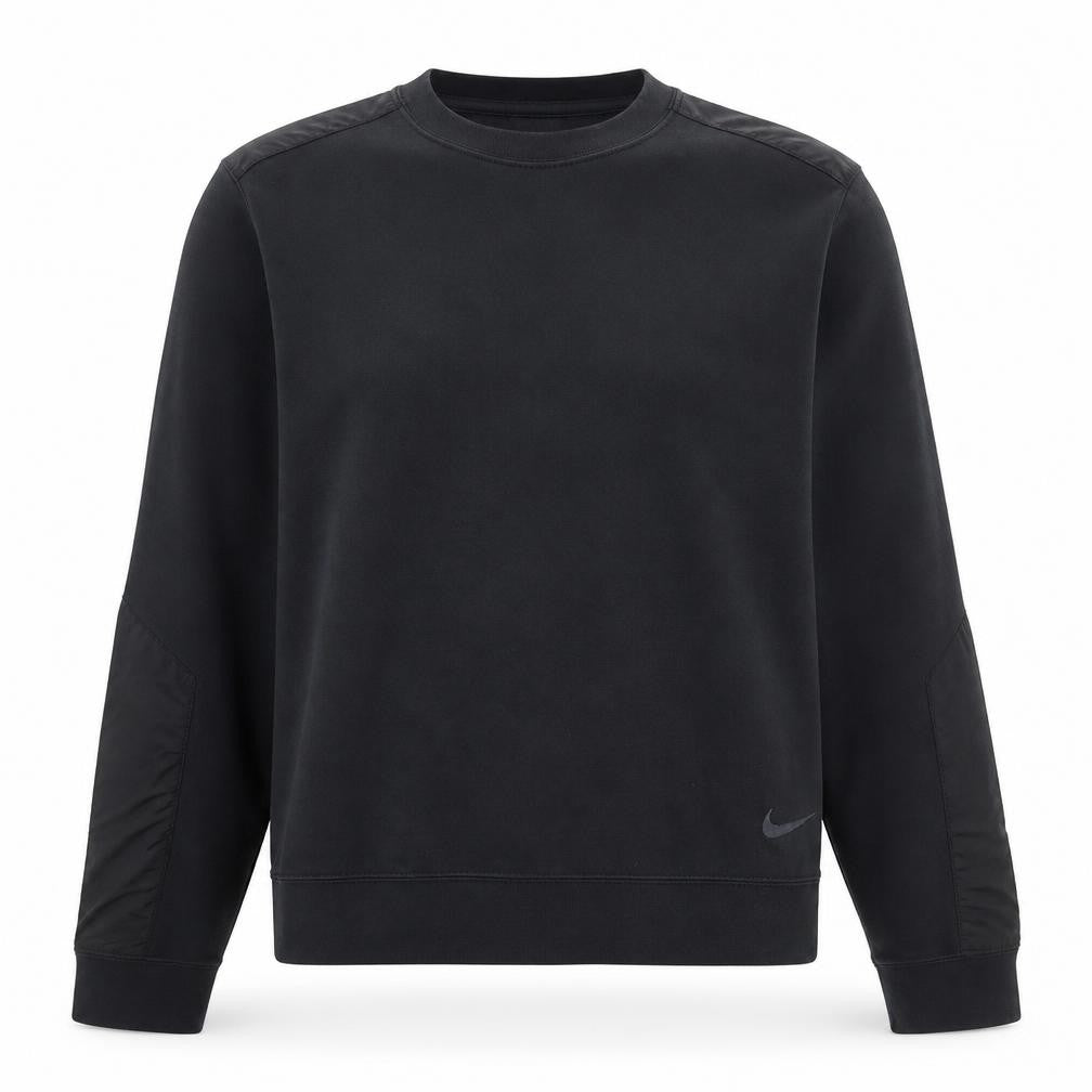 Nike Men's Black Crew Neck Pullover Sweatshirt Size L