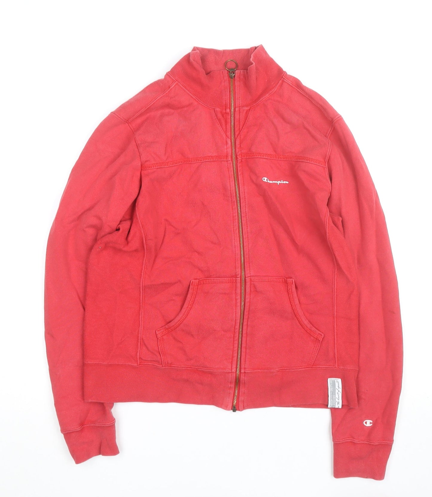 Champion Mens Red Medium Full Zip Track Jacket Heritage Classics