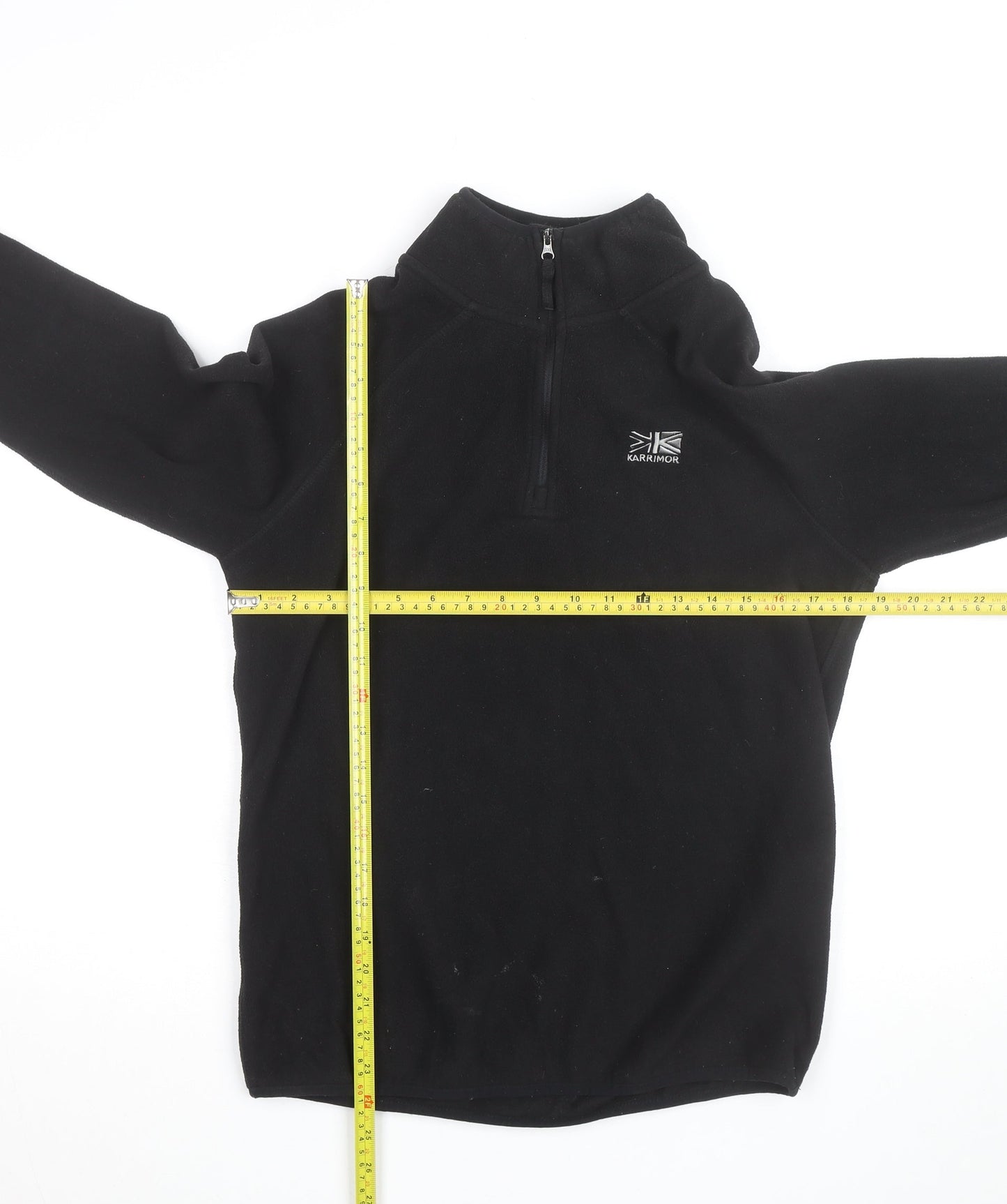 Karrimor Men's Black XS Fleece 1/2 Zip Activewear Jacket
