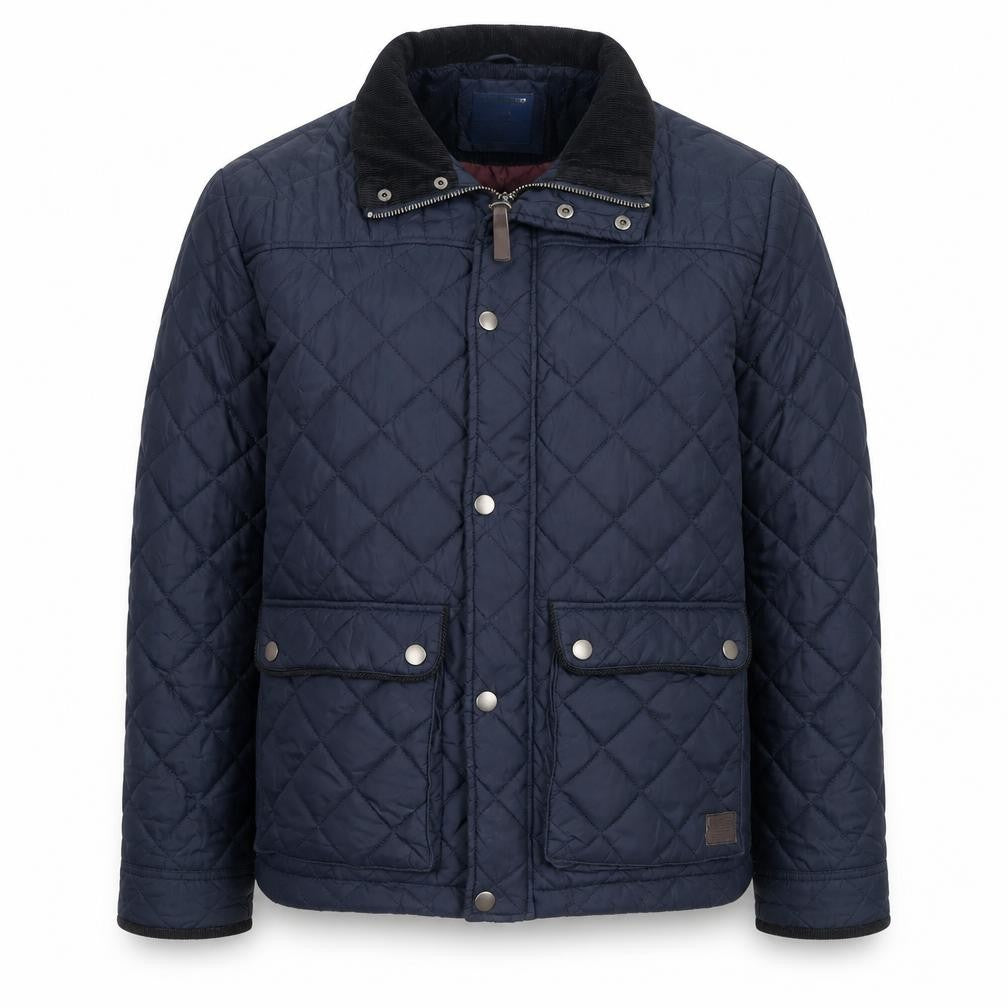Dunnes Stores Men’s Blue Quilted Polyester Lined Jacket Size L