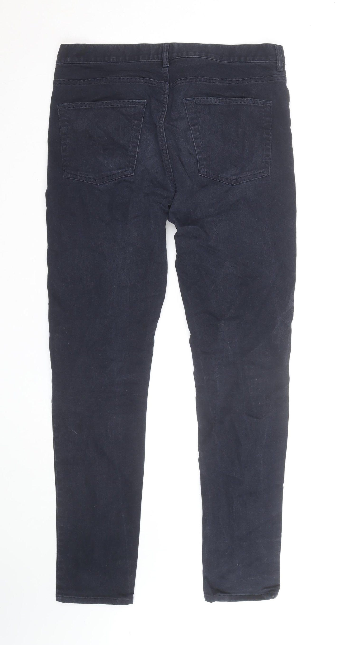 H&M Men’s Blue Skinny Fit Jeans Size 32 Regular Denim