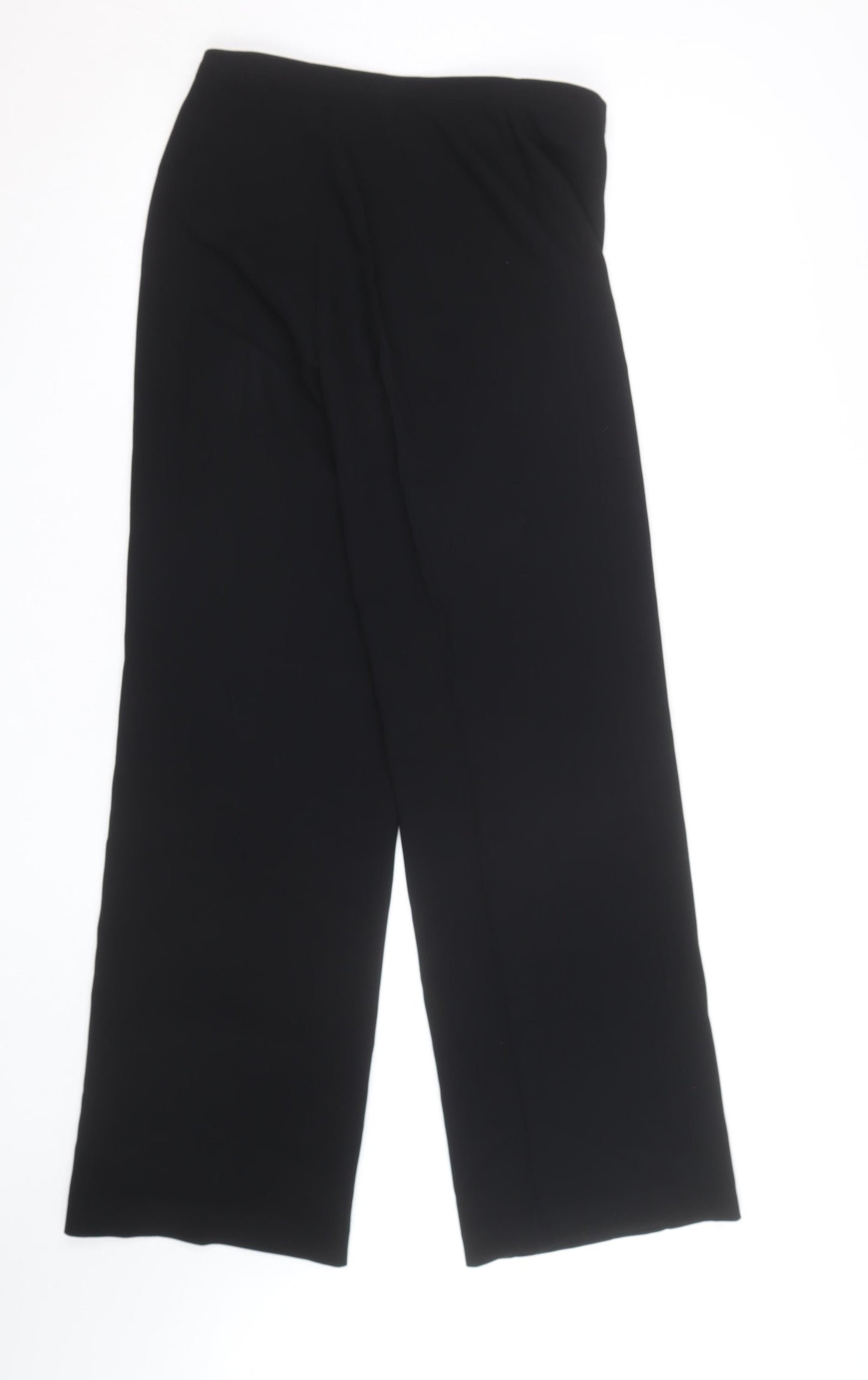 Basler Women's Black Wide-Leg Tailored Trousers Size 12