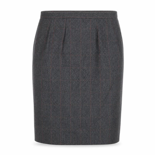 Harve Benard Women's Grey Wool Pencil Skirt Size 14 Lined Workwear