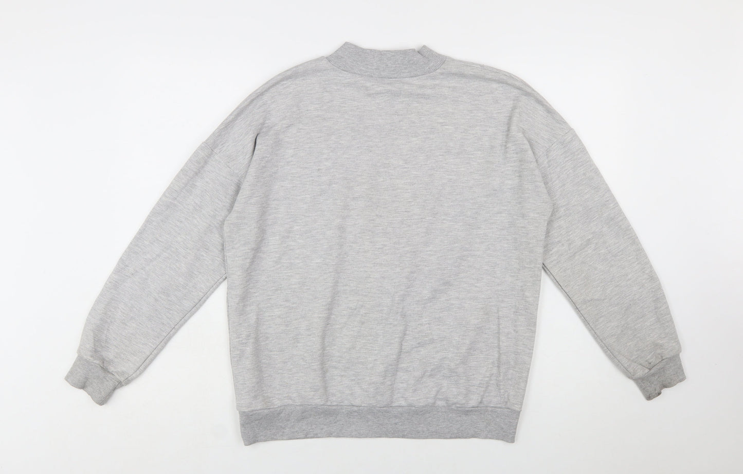 Disney Women Grey Mickey Mouse Pullover Sweatshirt Size 14