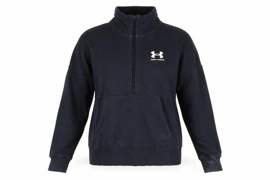Under Armour Women's Black Small 1/2 Zip Pullover Sweatshirt