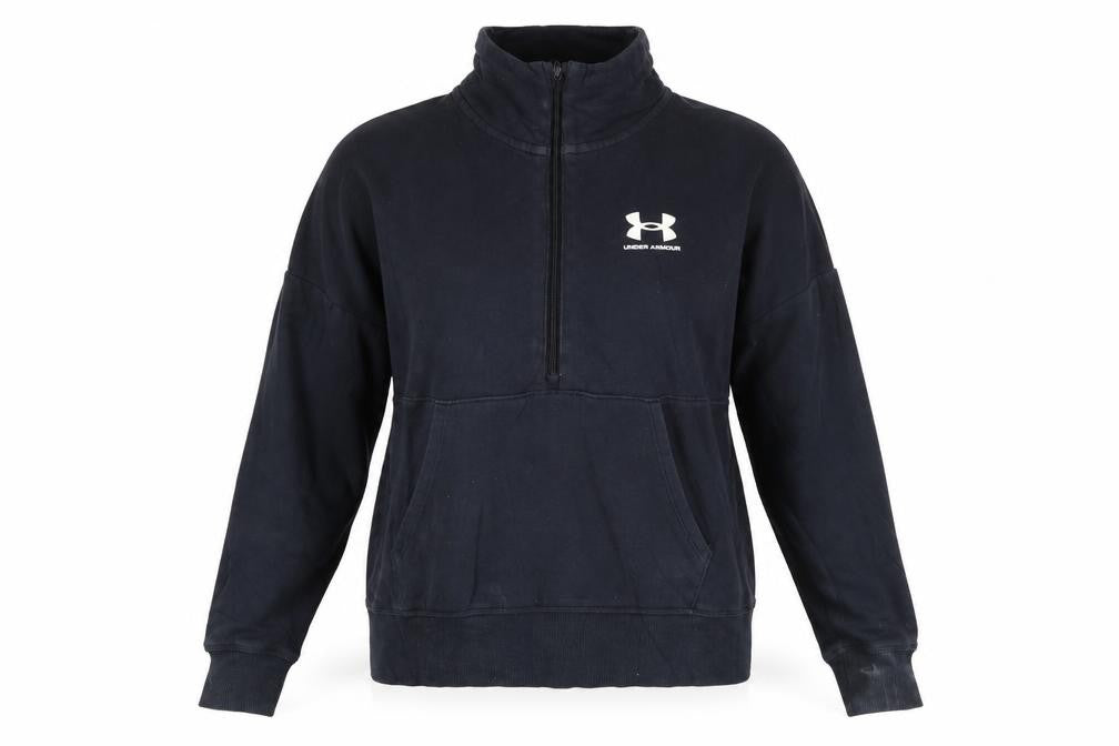 Under Armour Women's Black Small 1/2 Zip Pullover Sweatshirt