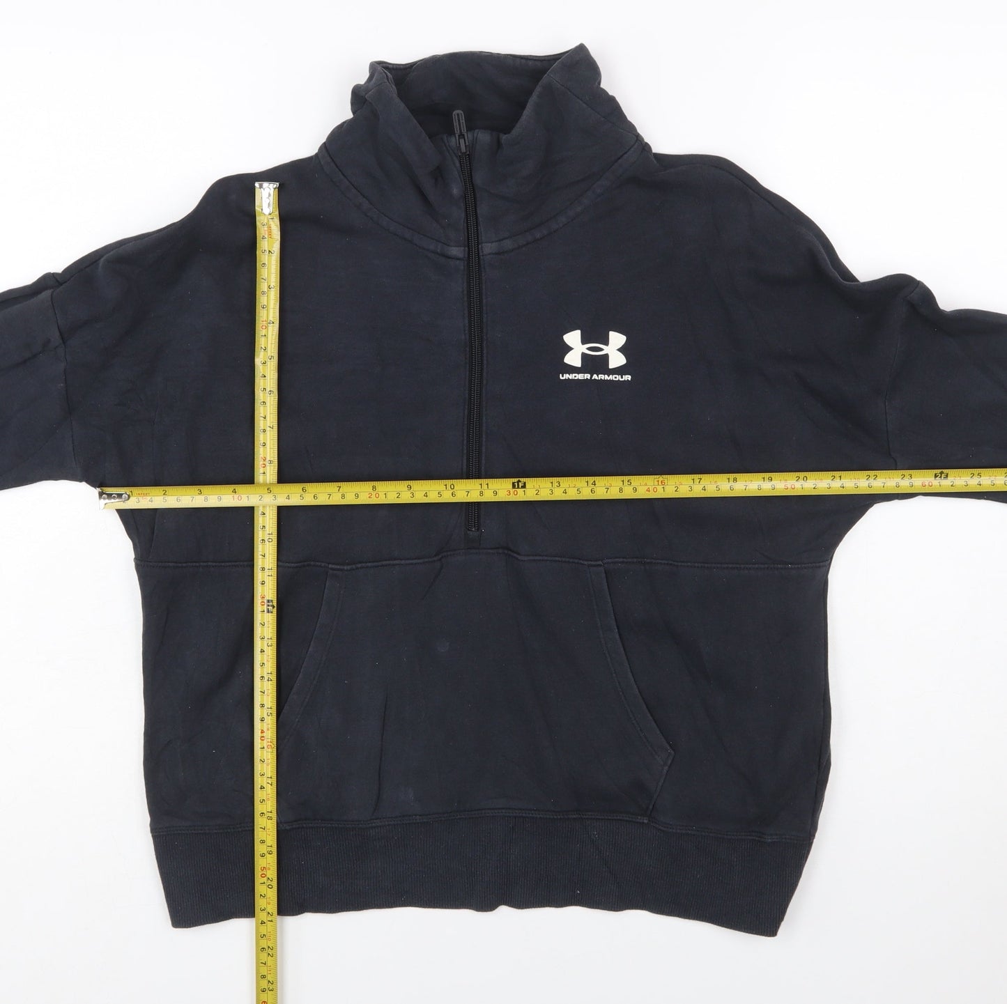 Under Armour Women's Black Small 1/2 Zip Pullover Sweatshirt