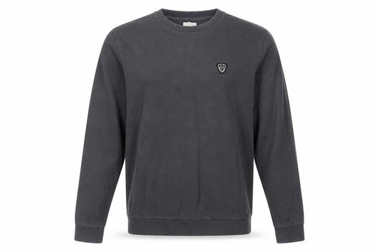 Emporio Armani EA7 Men's Grey Cotton Crew Neck Sweatshirt S