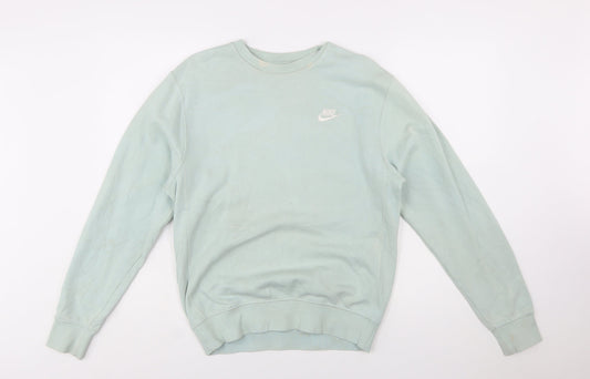 Nike Men's Green XS Crew Neck Pullover Sweatshirt