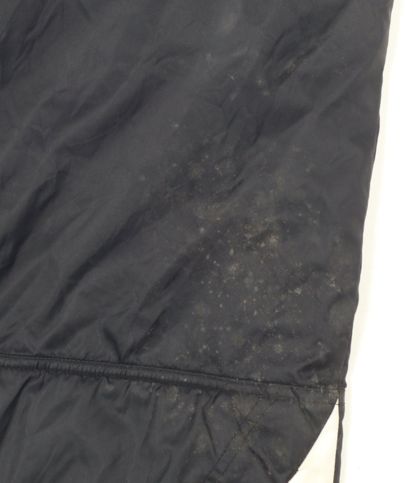 TYR Men's Black S Swimming Parka Coat Hooded Lined Water Resistant