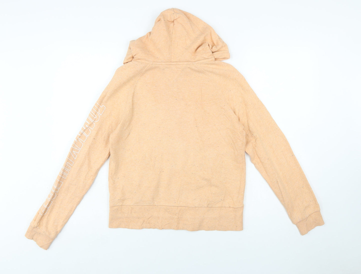 Tommy Hilfiger Boys Beige Full Zip Hoodie 164 Cotton Blend Casual Sweatshirt