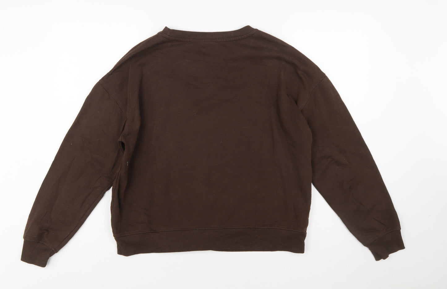 Disney Women Brown Bambi Pullover Sweatshirt Size 10/12