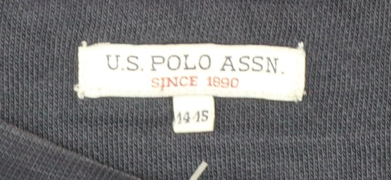 U.S. Polo Assn. Boys Blue Crew Neck Pullover Sweatshirt 14-15 Years