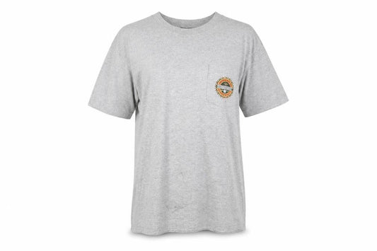 Harley-Davidson Women Grey Cotton T-Shirt L Biker Retro
