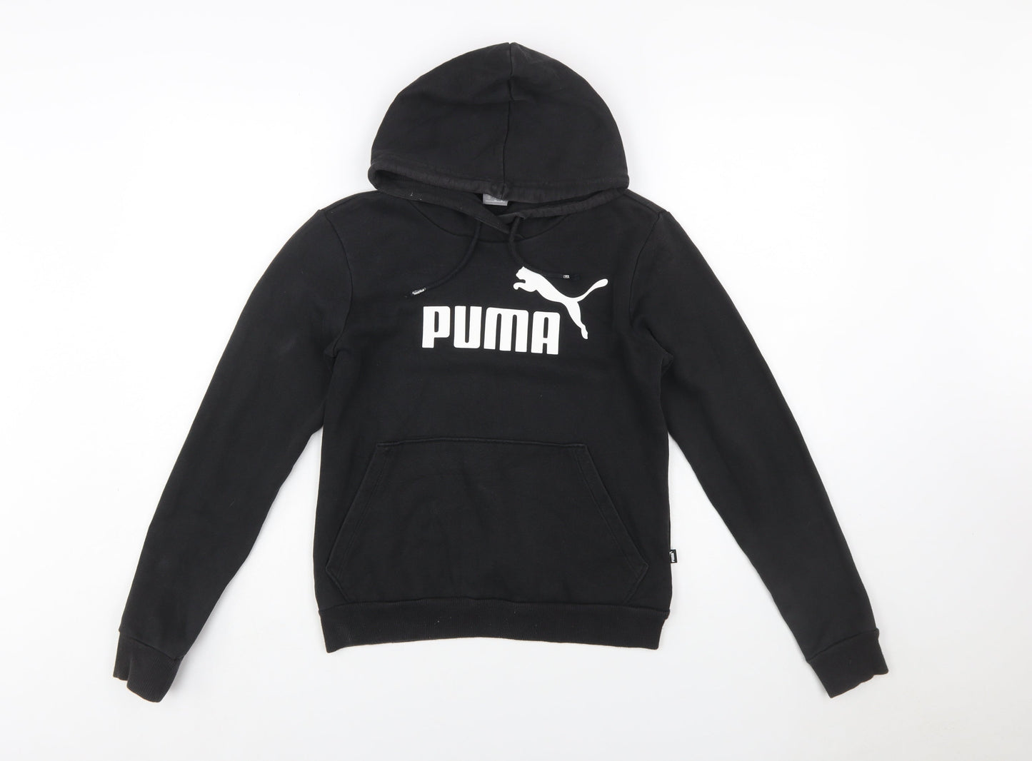 Puma Women's Black Hoodie XS Pullover Hooded Sweatshirt