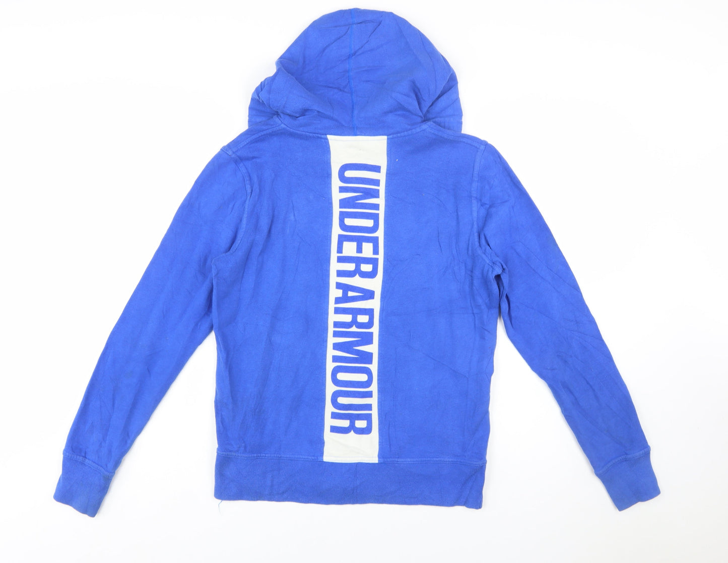 Under Armour Mens Blue XS Full Zip Hoodie Long Sleeve Sportswear