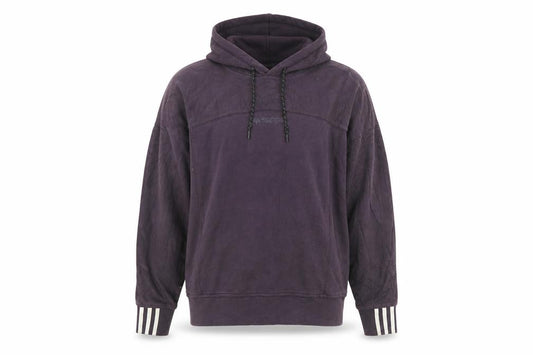 Adidas Women Purple Hooded Pullover Sweatshirt UK 10 S