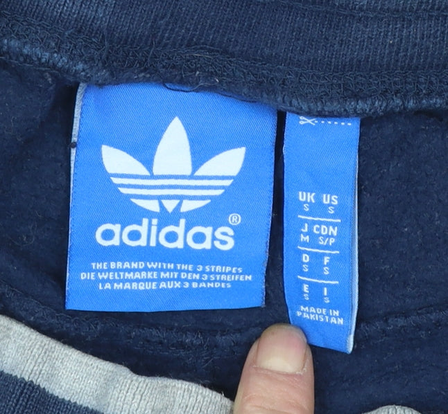 adidas Men's Blue Jogger Sweatpants S Regular Fit