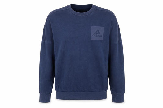 Adidas Men's Blue Crew Neck Pullover Sweatshirt Size S