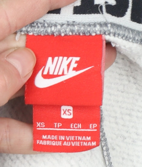 Nike Men's Grey XS Jogger Sweatpants with Logo and Drawstring
