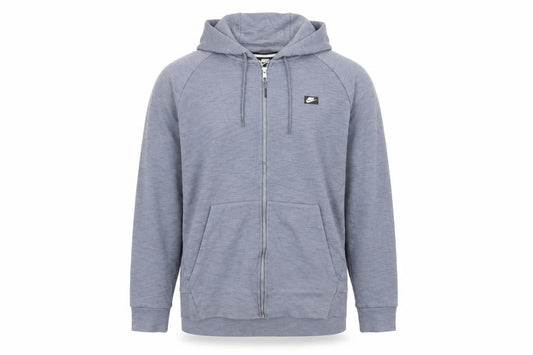 Nike Men's Blue Full Zip Hoodie Size L Lightweight Cotton Blend