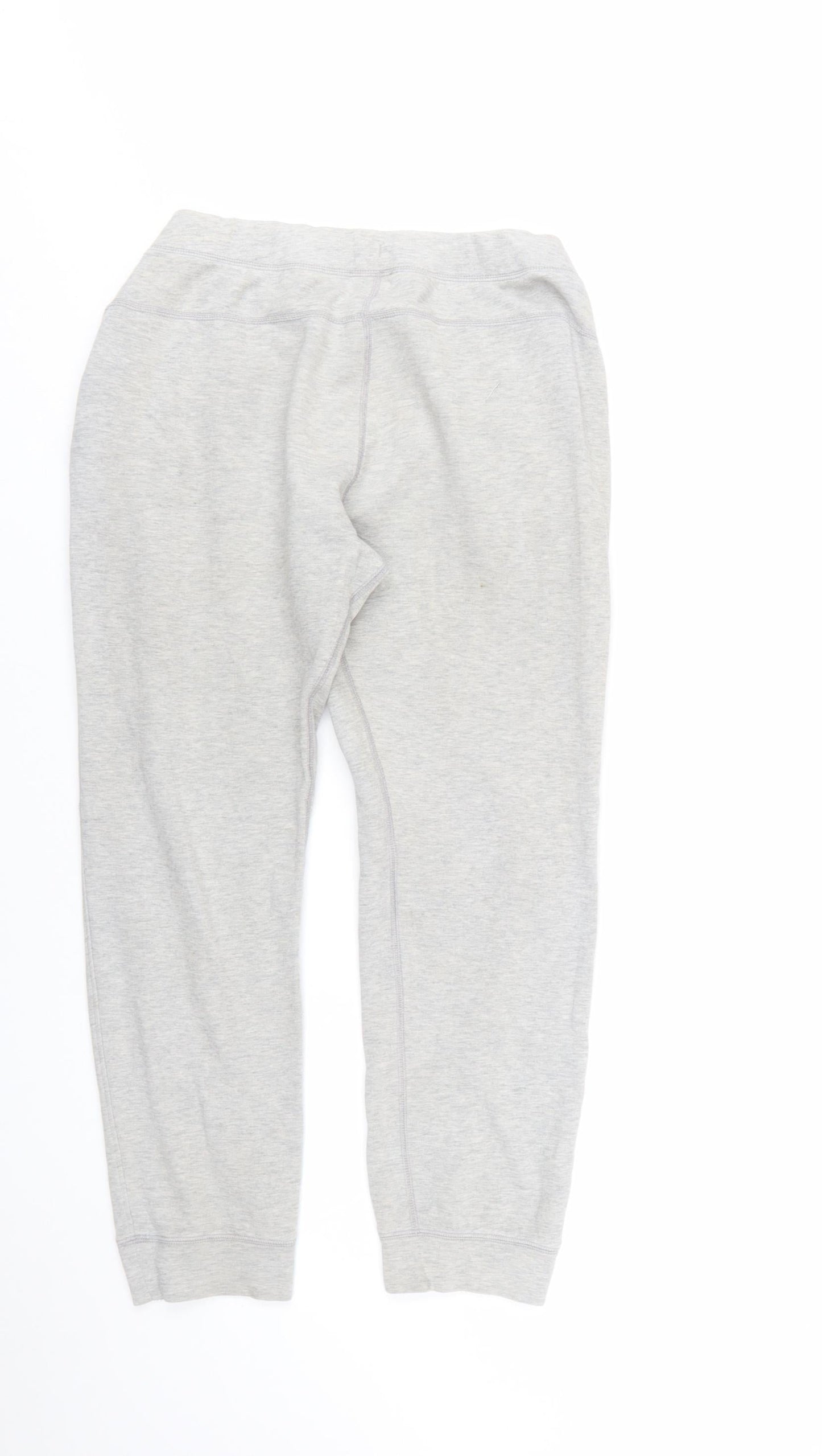 The North Face Boys Grey Jogger Sweatpants Size L Elastic Waist Comfort