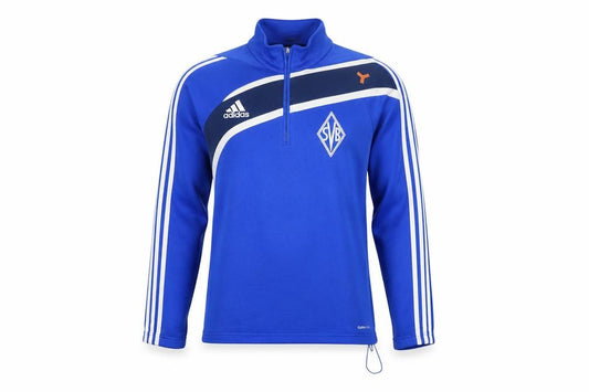 Adidas Men’s Blue 1/4 Zip ClimaCool Sports Sweatshirt M Regular Fit
