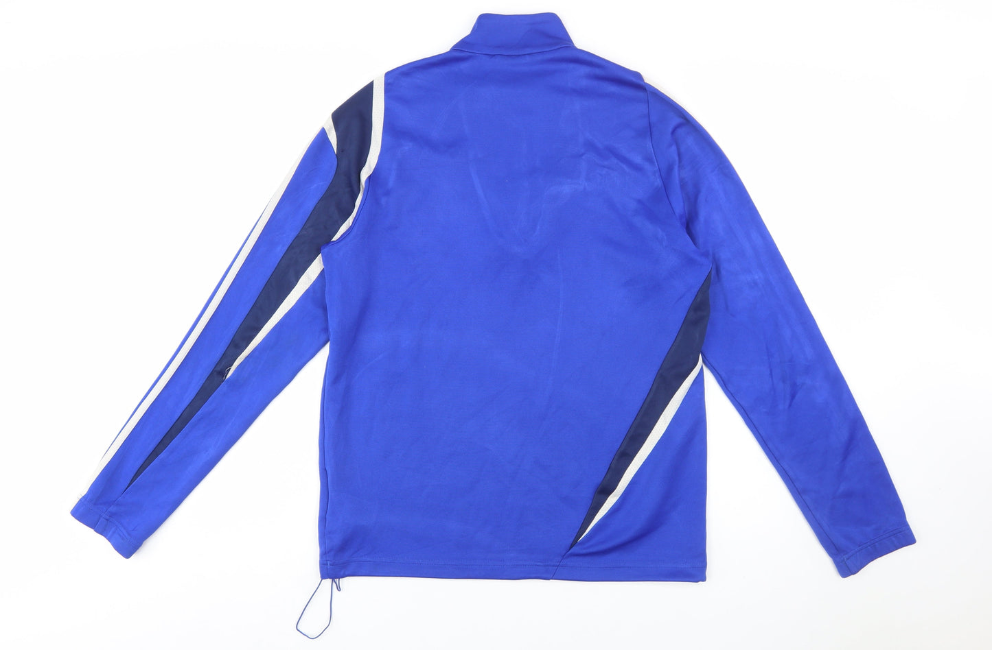 Adidas Men’s Blue 1/4 Zip ClimaCool Sports Sweatshirt M Regular Fit