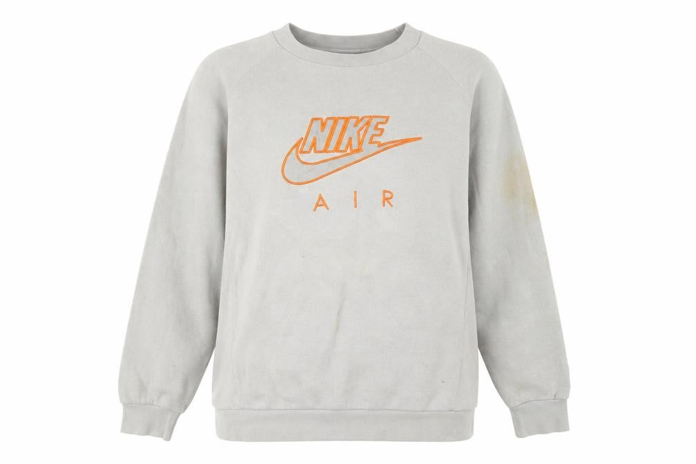 Nike Women’s Grey Air Sweatshirt XL Crew Neck Pullover Logo Print