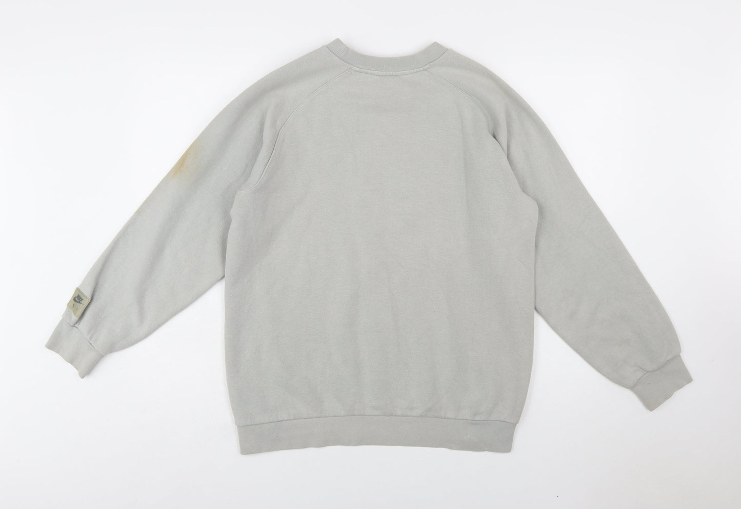 Nike Women’s Grey Air Sweatshirt XL Crew Neck Pullover Logo Print