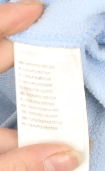 The North Face Women's Light Blue Pullover Hoodie Medium Polyester