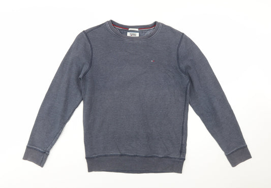 Tommy Hilfiger Men's Blue XS Regular Fit Crew Neck Sweatshirt