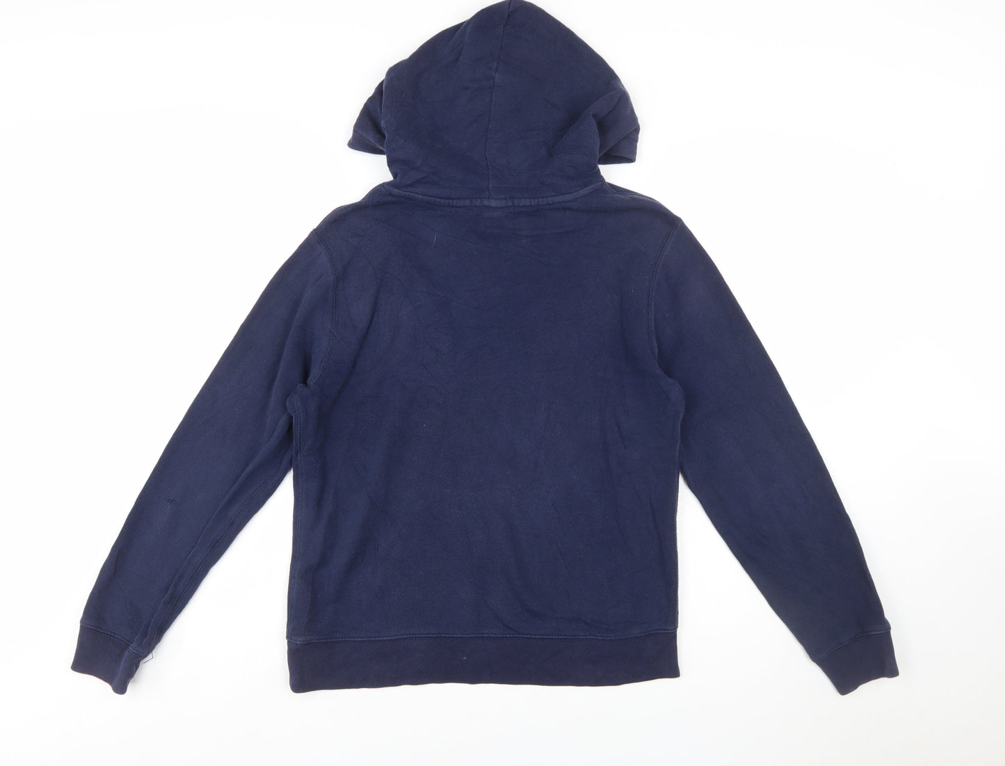 Polo Ralph Lauren Boys Navy Blue Pullover Hoodie Size 14-16 Cotton Blend
