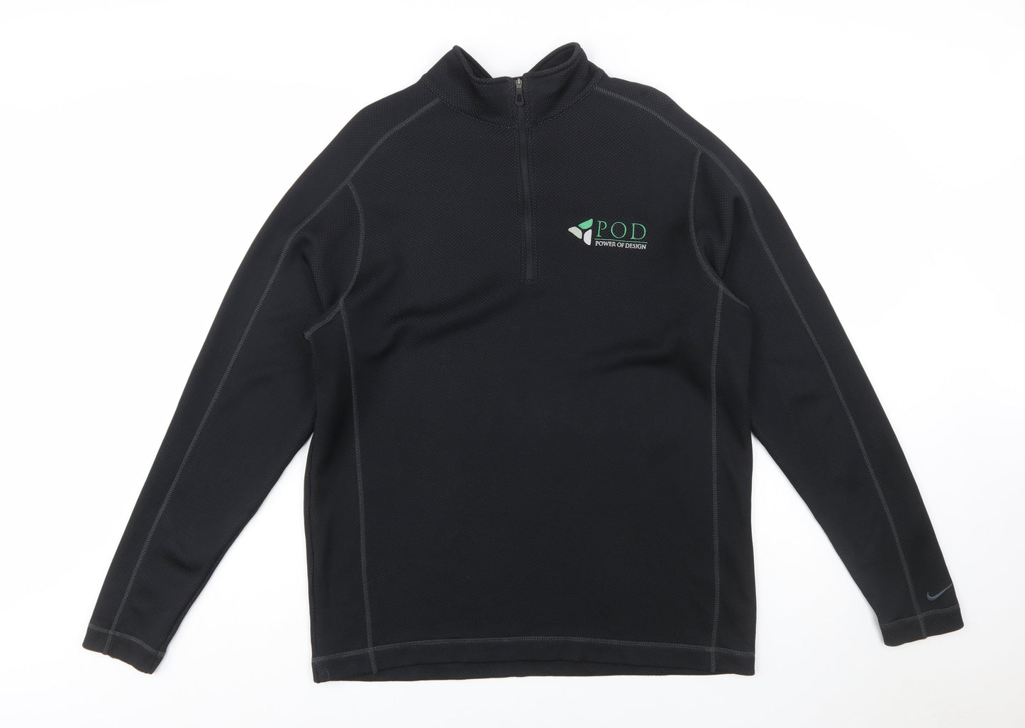 Nike Golf Men's Black L Dri-Fit Quarter Zip Sweatshirt
