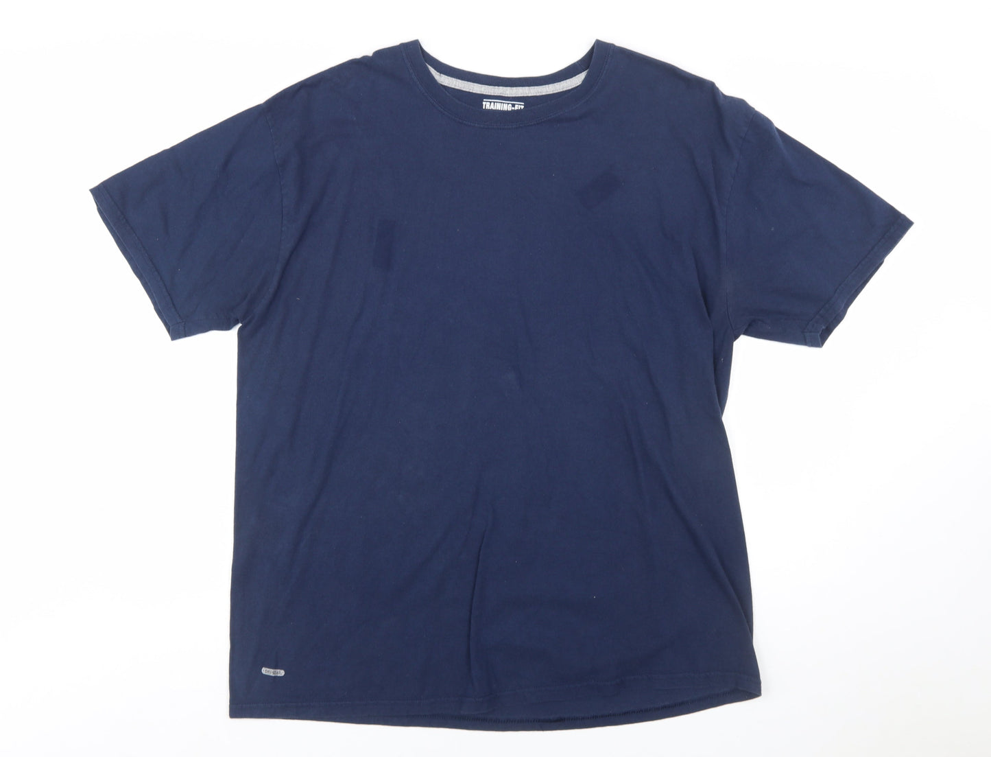 Starter Men's Navy Blue Training-Fit Active Cotton T-Shirt XL