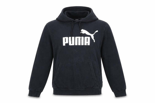 Puma Womens Black Small Pullover Hoodie Cotton Casual