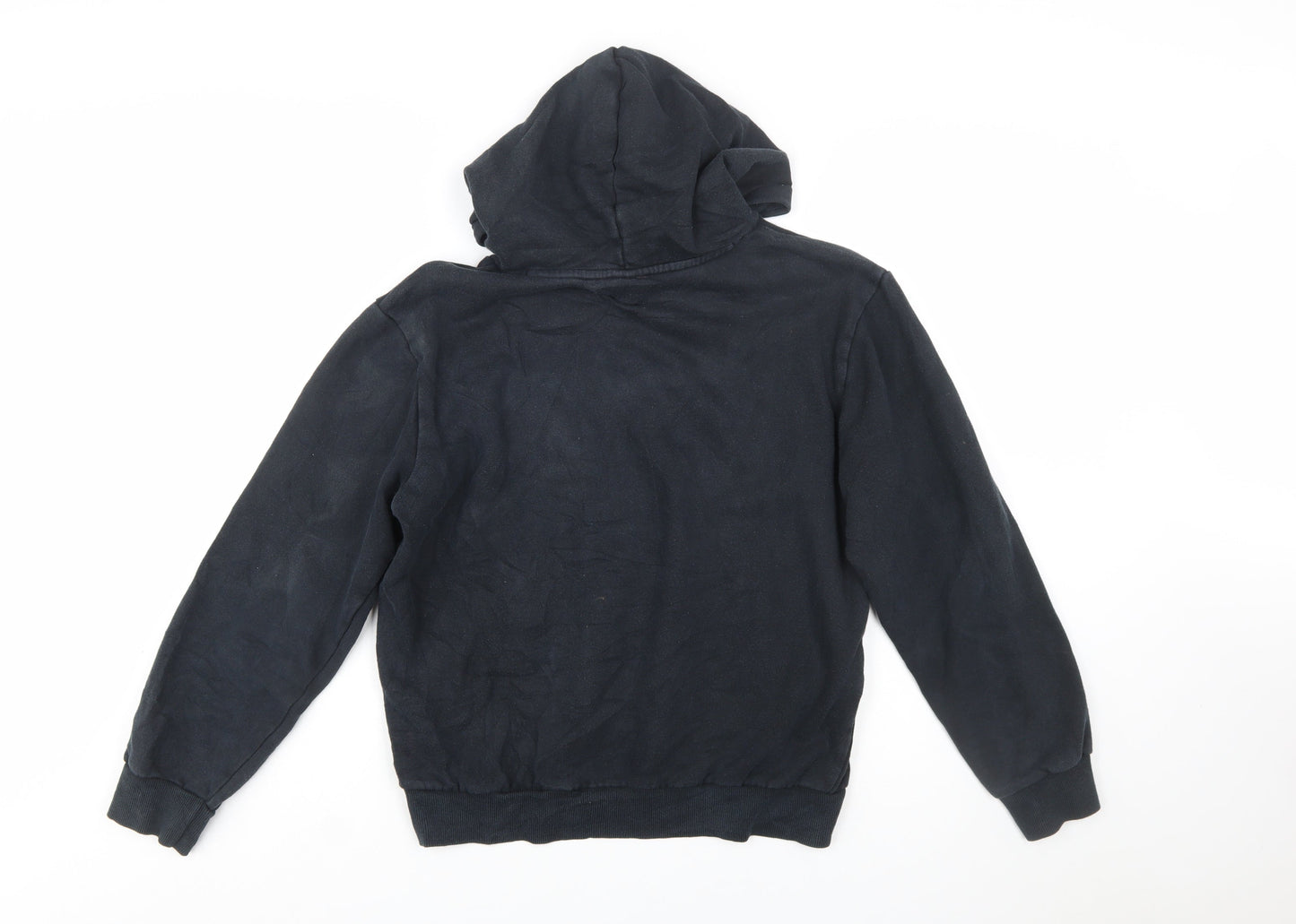 Puma Womens Black Small Pullover Hoodie Cotton Casual