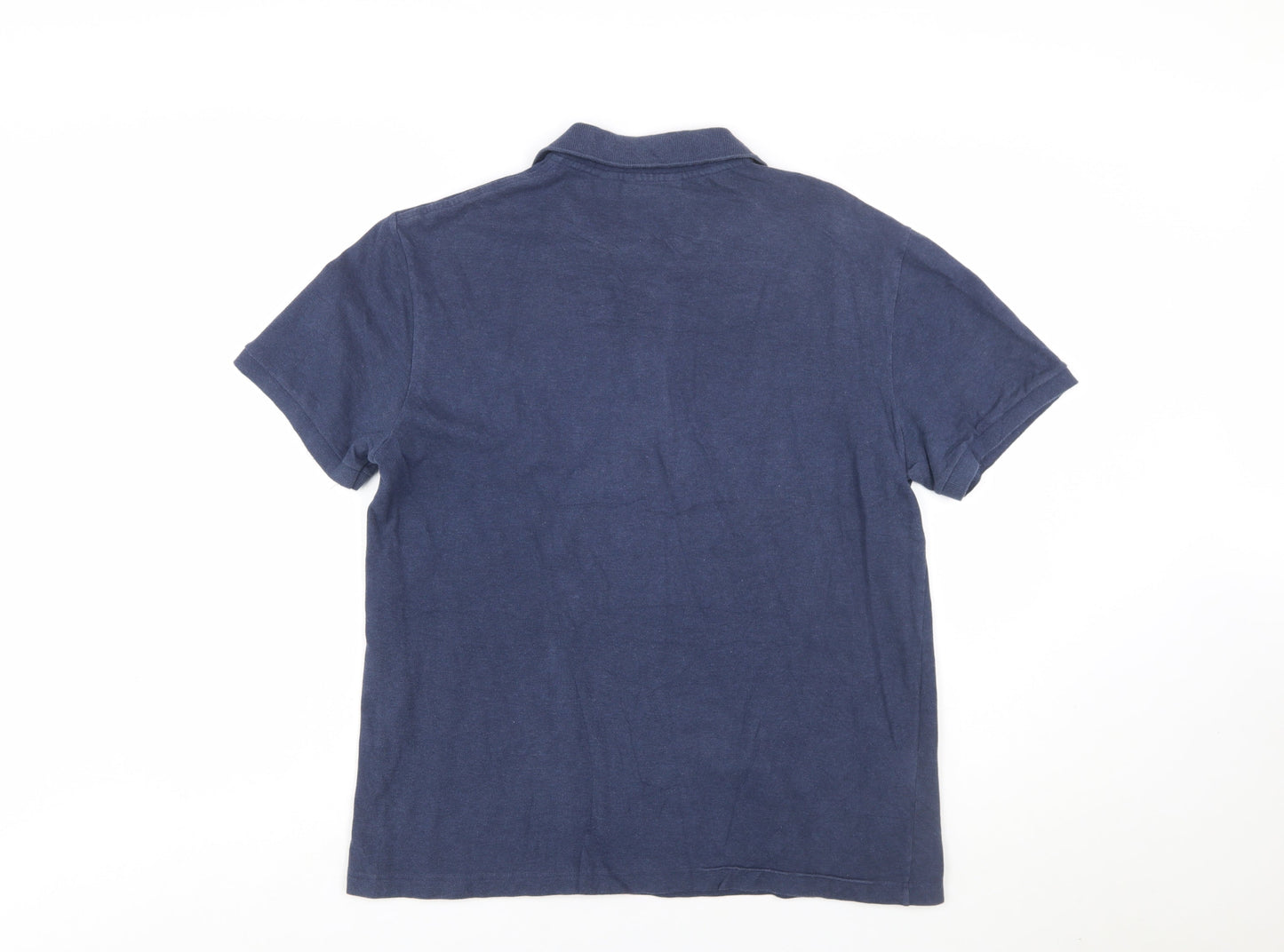 Lacoste Men’s Blue Cotton Short Sleeve Polo Shirt Size M