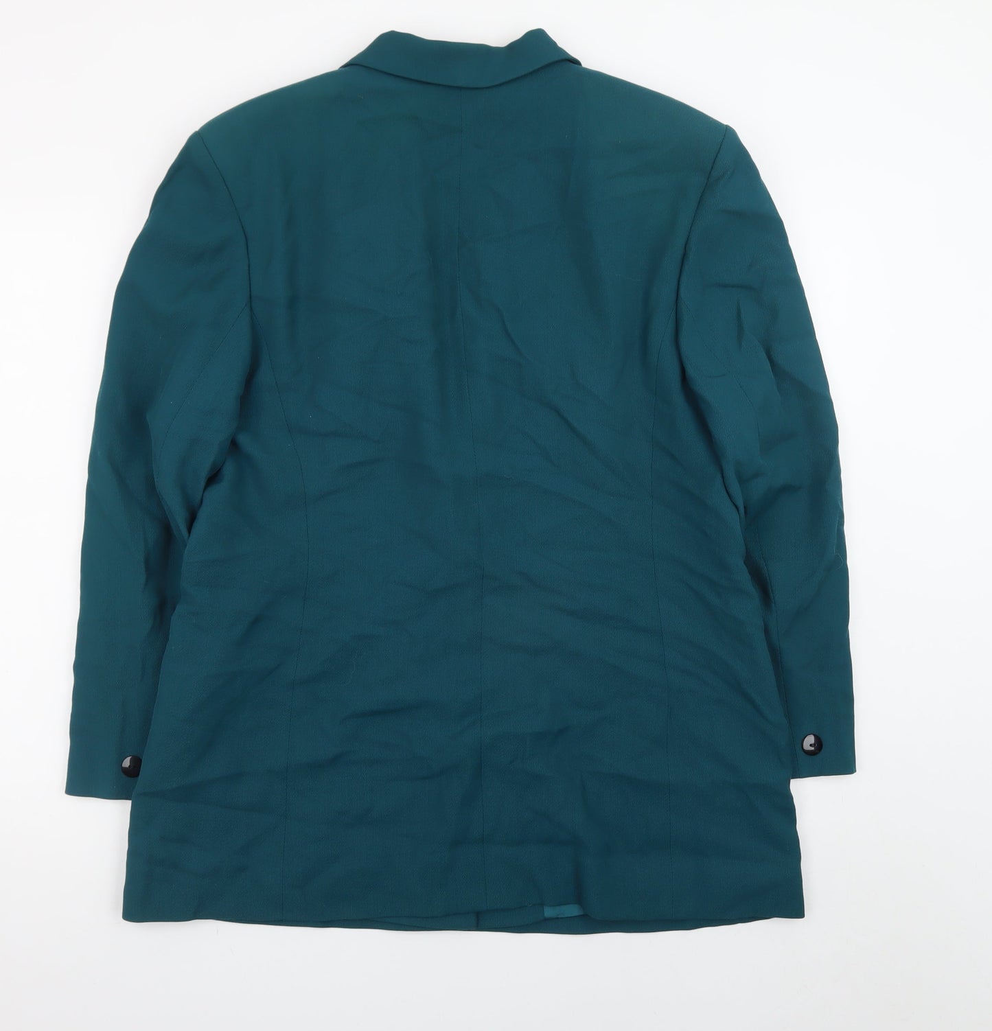 Dalkeith Women’s Green Wool Blazer UK 18 Single Breasted Vintage