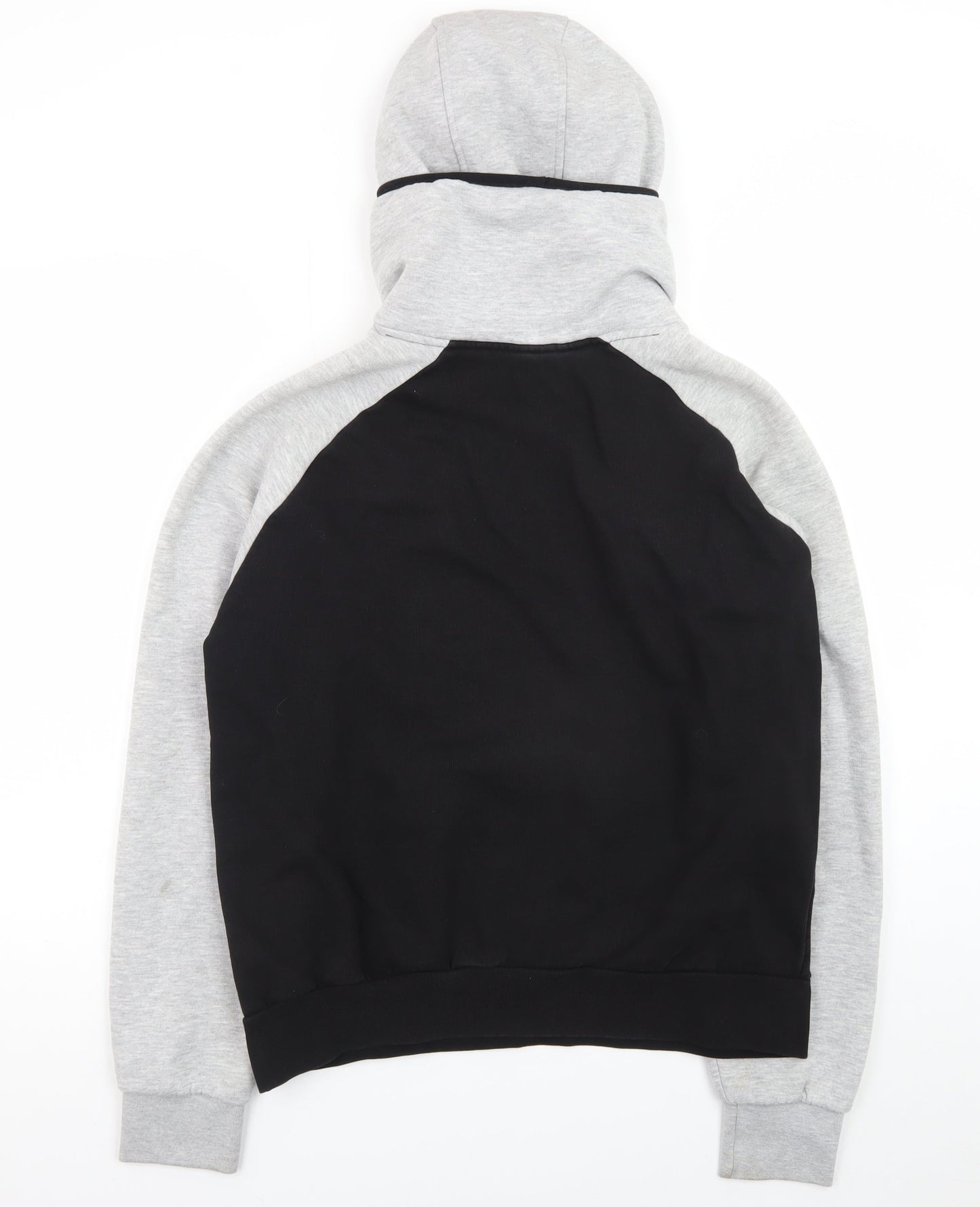 Hoodrich Men's Black & Grey Pullover Hoodie Large Streetwear