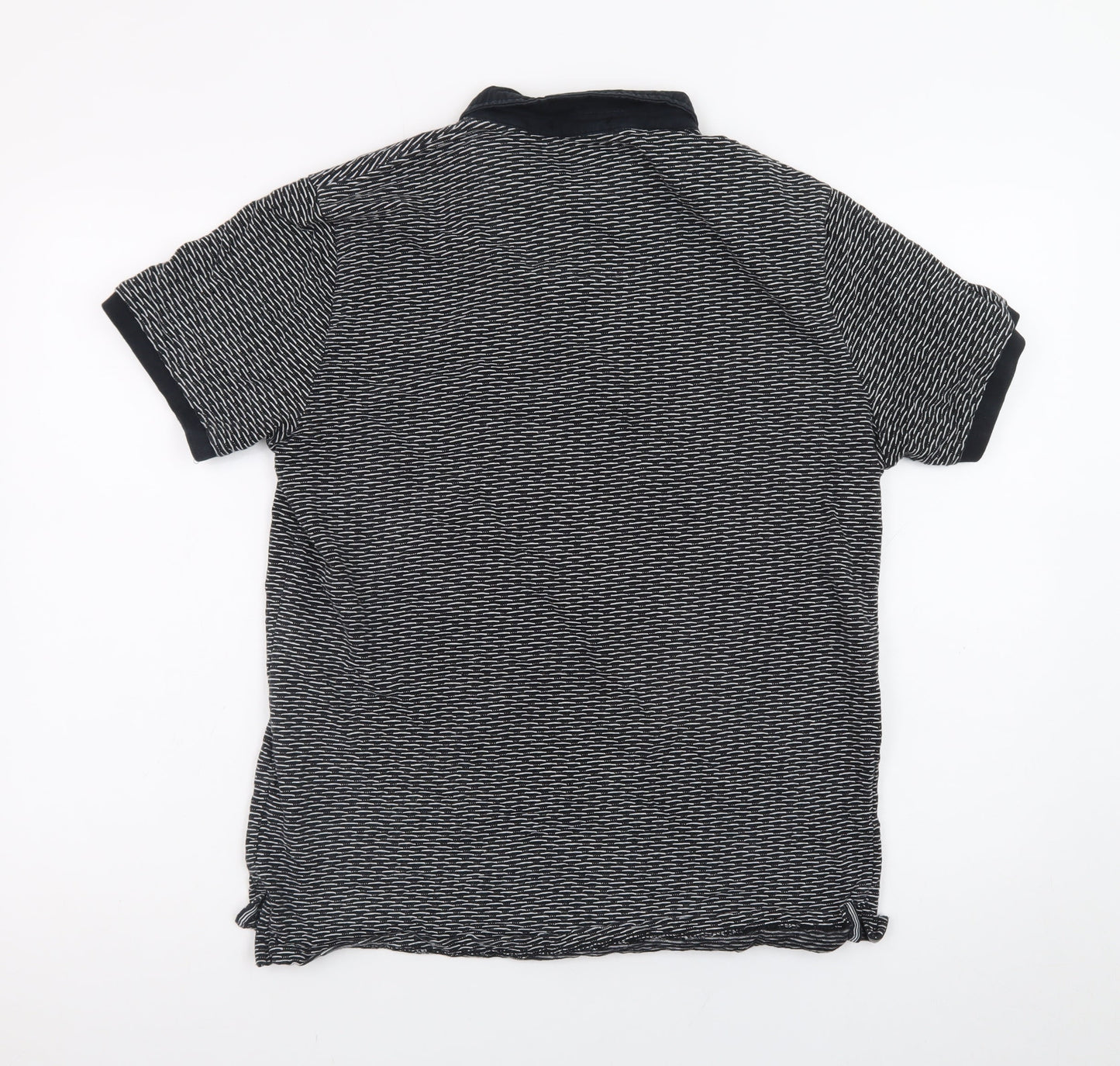 Kensington Eastside Men's Black Short Sleeve Polo Shirt Size L
