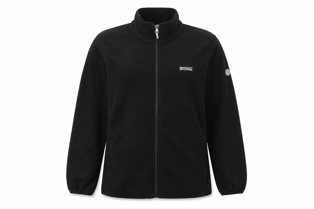Regatta Great Outdoors Womens Black Fleece Full Zip Jacket UK 18
