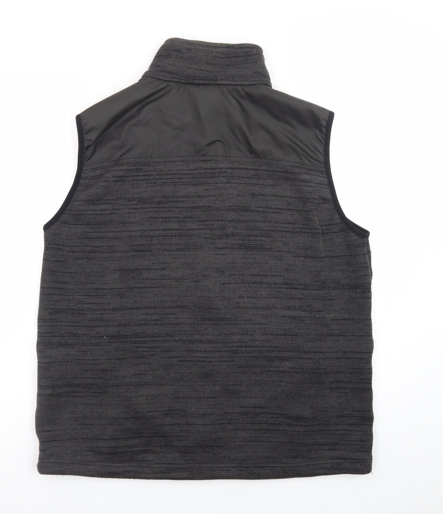 Jack Wolfskin Mens Grey Fleece Bodywarmer Waistcoat L 40in