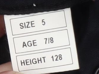 1880 Club Boys Black 7-8 Years Formal Two Piece Trouser Suit