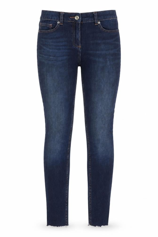 Next Womens Blue Skinny Jeans Size 8 Regular Stretch Denim