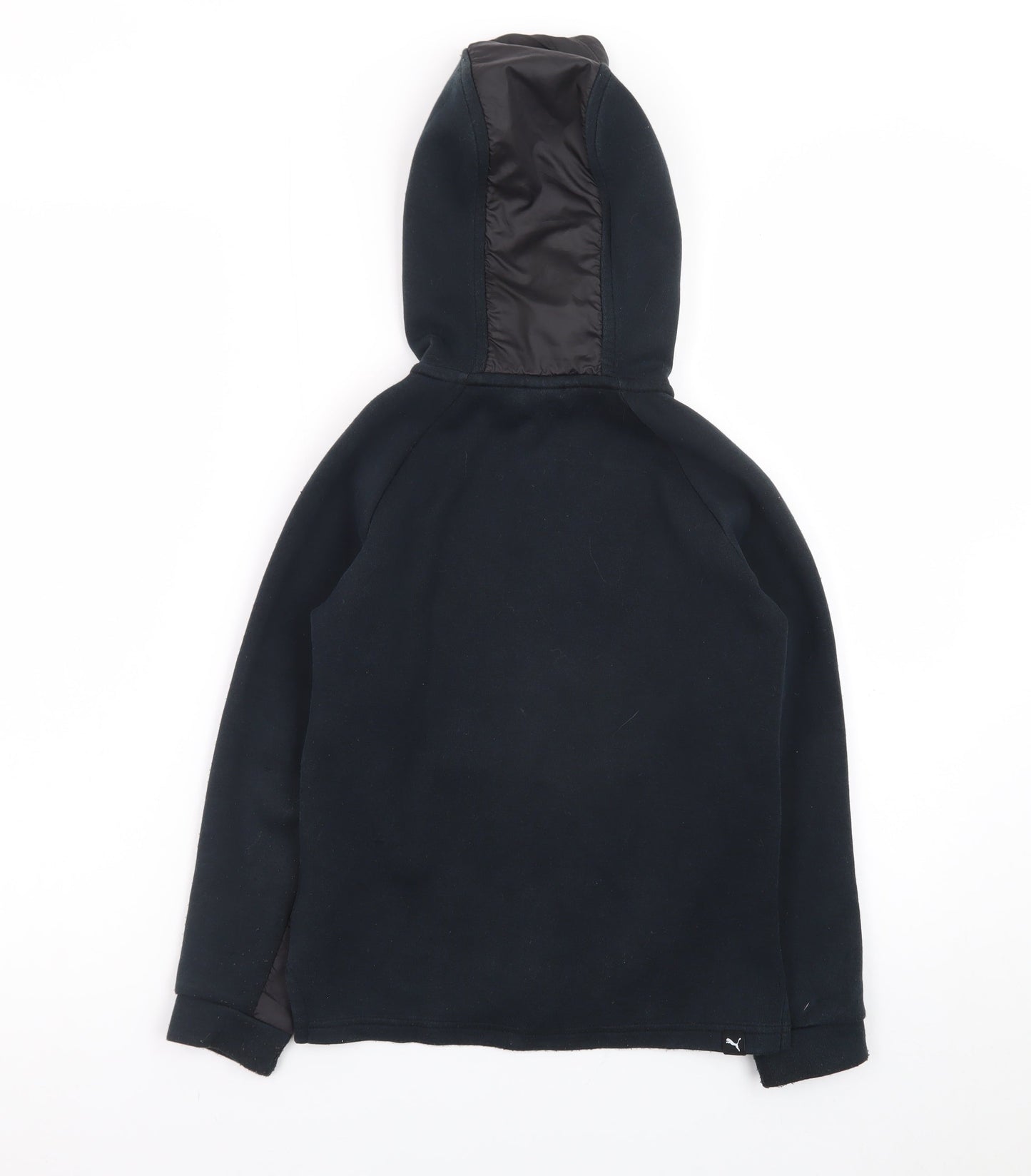 Puma Boys Black Full Zip Fleece Hoodie 7-8 Years