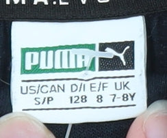 Puma Boys Black Full Zip Fleece Hoodie 7-8 Years